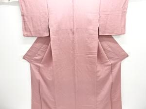 縮緬地　抽象模様小紋着物